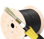 Self Supporting Aerial Cable ADSS 8 Core Fiber Cable Single Jacket Outdoor High