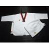 Buy cheap 110-180cm High Quality Cotton Striped Taekwondo Clothes Uniform from wholesalers