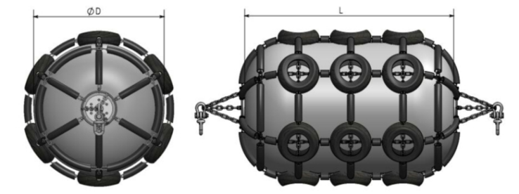Marine / Boat / Ship Pneumatic Rubber Fender