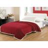 Buy cheap Bright Red Coral Fleece Blanket 0.5cm Thickness No Bleaching For Bedrooms from wholesalers