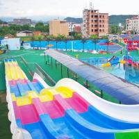 Buy cheap Comfortable Amazing Holiday World Water Slides Rainbow Wavy Water Slide product