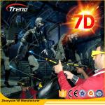 Hydraulic / Electronic System 7d Motion Ride Simulator 7d Cinema With 4d Motion