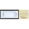 Buy cheap Acrylic bathtub, simple bathtub, common bathtub,sanitary ware, bathroom bath tub HDL-19 from wholesalers