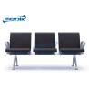 Buy cheap Colorful Hospital Bank Airport Waiting Chair Black Color With Aluminum Frame from wholesalers