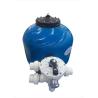Buy cheap Black / Blue Fiber Glass Sand Filter Tank Side Mount Max Flow Rate 12 - 43m3 / H from wholesalers