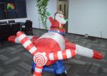 Customized Size Promotional Inflatable Standing Christmas Santa Claus Outdoor