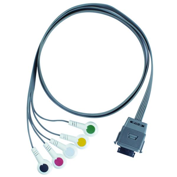 Buy cheap TPU Edan 5Lead ECG Holter Cable IEC Snap Shelf Life 24 months for Biomedical Instrument from wholesalers