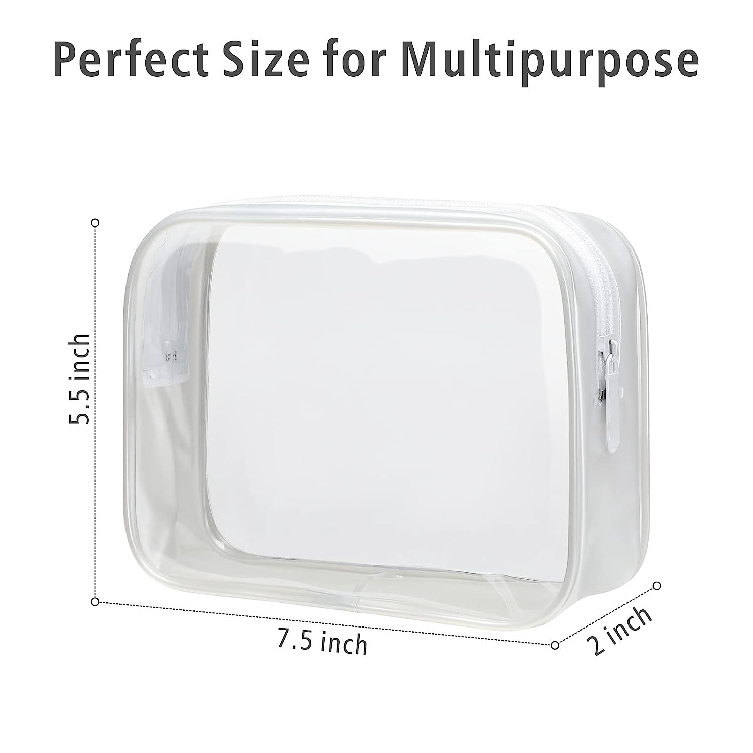 High quality Multi-functional durable clear waterproof toiletry bags cosmetic bag
