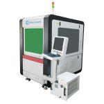 KEYILASER Large Enclosed 600*600mm Stainless Steel Gold CNC Fiber Laser Cutting