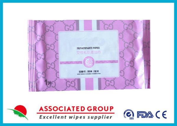 Buy cheap Disposable Organic Smooth Feminine privateparts Hygiene Wipes With Fresh Scent from wholesalers