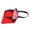 Buy cheap Red Canvas Shopper Bag Metal Buttons Closure Nylon Tape handle from wholesalers