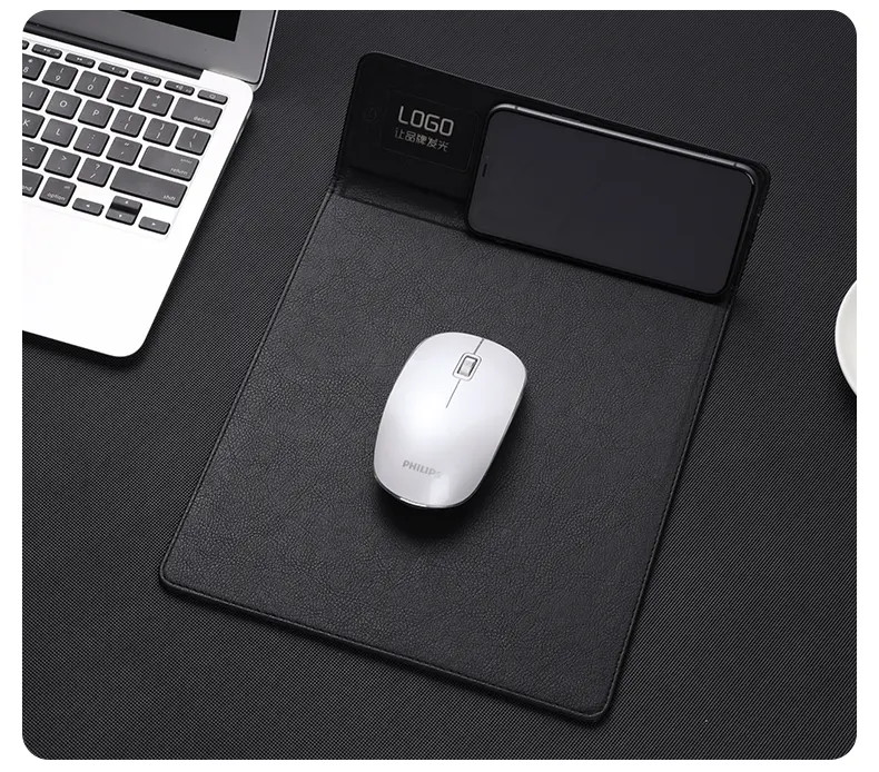 Originality Led Logo Wireless Charger Mouse Pad Custom Printed Personalized Gifts