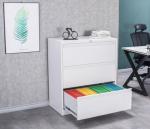 0.4mm Black Metal Filing Cabinet