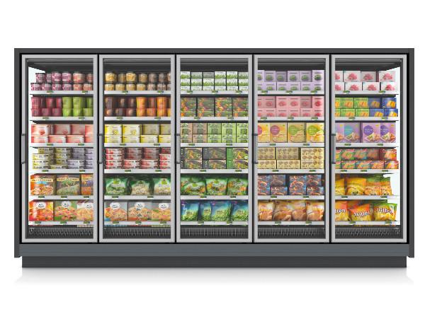 Buy cheap Large Display Remote Compressor Commercial Freezer Glass Door With Adjustable Shelving from wholesalers