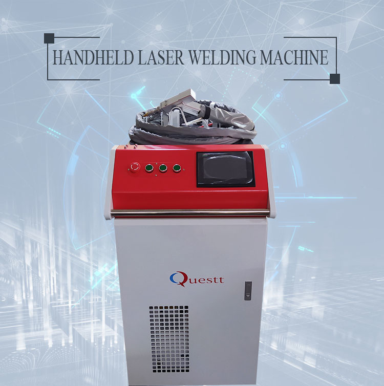 500W 1000W Laser Gun Handheld Laser Welding Machine For Soldering Steel