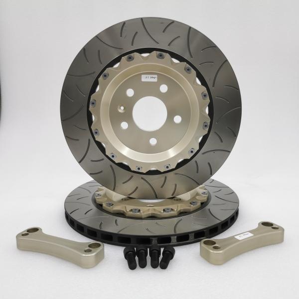 Buy cheap HT250 Oversize Car Rear Disc Brake Parts 330*10mm Customized Bell Bracket from wholesalers