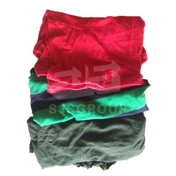High absorbency Cotton Cutting Cotton Rags Used Mixed Color Cleaning Rags trapos