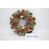 Buy cheap Wholesale Artificial Christmas Door Decoration Supplies Nature Pine Cone Large Christmas Wreath Garland Decor from wholesalers