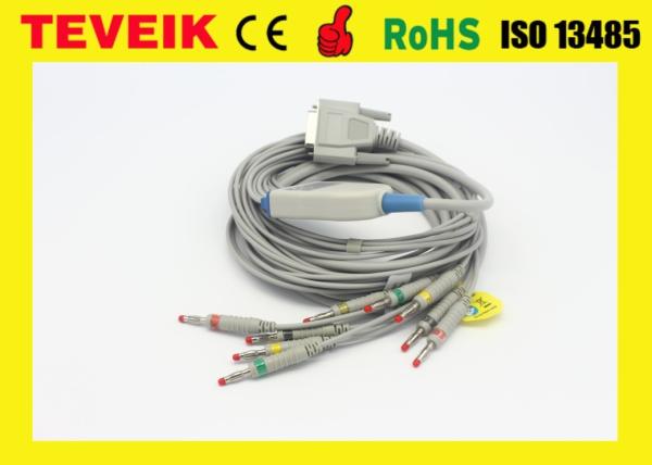 Medical Teveik Factory Price Nihon Kohden BJ-901D 10 Leadwires DB 15pin ECG/ EKG