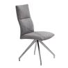 Buy cheap Decorative Luxury Upholstered Dining Chairs Brushed Leg High Density Spong from wholesalers