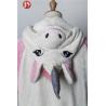 Buy cheap Two Pieces Set Long Sleeve Soft Bathrobe Soft Fleece Women Funny Rainbow Unicorn Hooded Pajama Sets from wholesalers
