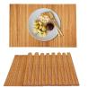 Buy cheap Table Coasters Kitchen Dining Stylish Bamboo Placemat Nature Bamboo Tableware Mat from wholesalers