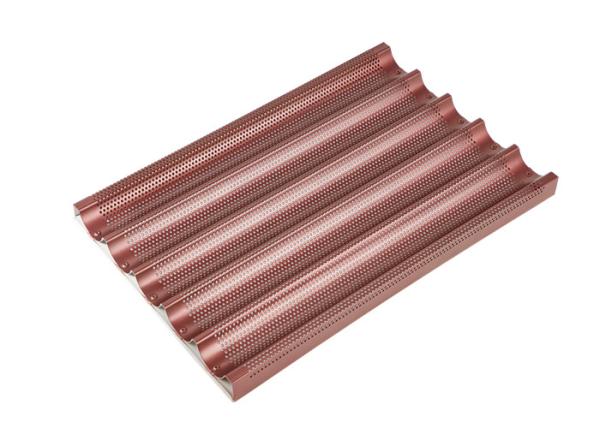 Buy cheap 5 Rows Non Stick Aluminum Steel Baguette Tray from wholesalers