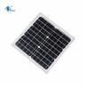 Buy cheap 15W 18V Glass Laminated Photovoltaic Solar Panels ZW-15W-18V-M Mono Transparent Solar Panels Charger from wholesalers
