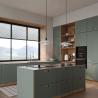 Buy cheap Luxury Villa Modern Kitchen Cabinets Design Stone Island Coque Kitchen Island from wholesalers