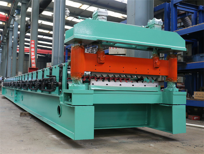 Color Steel Corrugated Sheet Metal Machine PLC Control Hydraulic Station