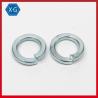 Buy cheap DIN 127B Blue White Zinc Plated Steel Washers Metric Split Lock Washers from wholesalers