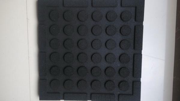 Buy cheap anti-slip round stud coin pattern EPDM rubber flooring brick from wholesalers