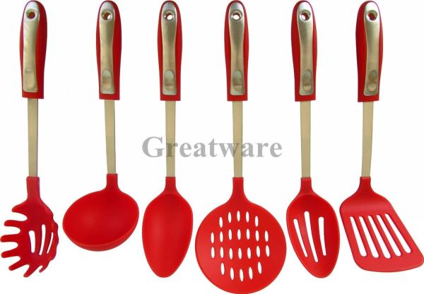 Buy cheap 6 Piece Nylon Cooking Kitchen Utensil Set from wholesalers