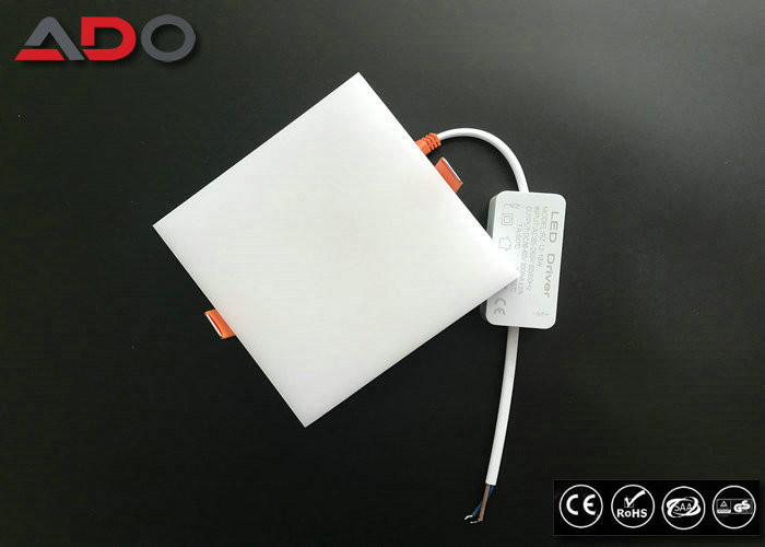 Frame Less LED Slim Panel Light PC 12 Watt 3000K 6000K 0.9PFC Square Shape