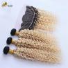 Buy cheap 1B/613 Peruvian Brazilian Human Hair Bundle With Frontal Lace Closure from wholesalers