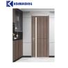 Buy cheap Solid Wooden Internal Door Fibre Panel Assembly Interior Main Double Door from wholesalers