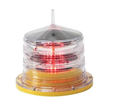 Buy cheap 5km 32.5cd Red Solar Powered Low Intensity Obstruction Light from wholesalers