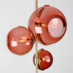 Nordic Pendant Lamp Postmodern Designer Red Glass Pendant Lights(WH-GP-169)