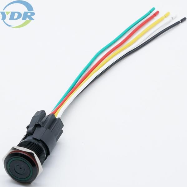 Buy cheap 260mm Switch And Outlet Wiring , Push Button Wiring With 16mm Hole from wholesalers