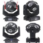 12 Pcs * 12W LED Beam Football Moving Head Light Disco Lighting 0 - 100% Linear