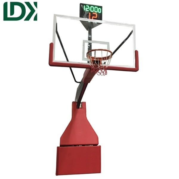 Buy cheap Tempered Glass Basketball Hoop Backboard Hydraulic Match Basketball System from wholesalers