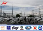 220 KV 16M Power Distribution Steel Transmission Poles AWS D1.1 Multi Sided