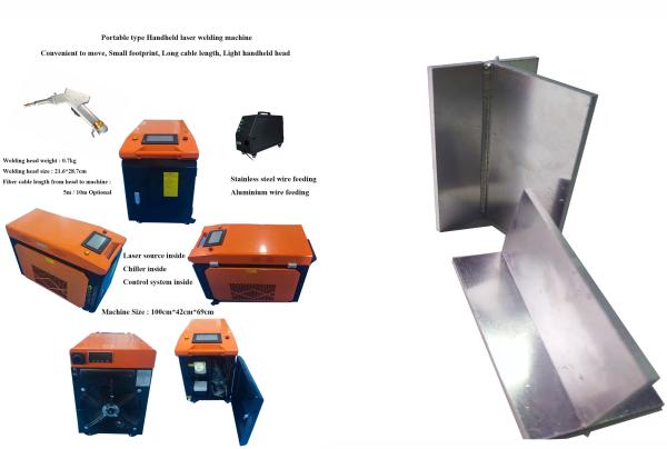 Buy cheap Handheld 1500 Watt Laser Welding Machine For Kitchenware Door Window Welding from wholesalers