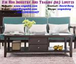 Oak four drawer coffee table American coffee table living room furniture