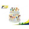 Buy cheap Round Cardboard Cake Display 3 Layers 100% Recycling For Wedding Birthday Parties from wholesalers