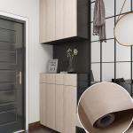 Removable Dark Wood Grain Wallpaper Peel And Stick Self Adhesive wallpaper