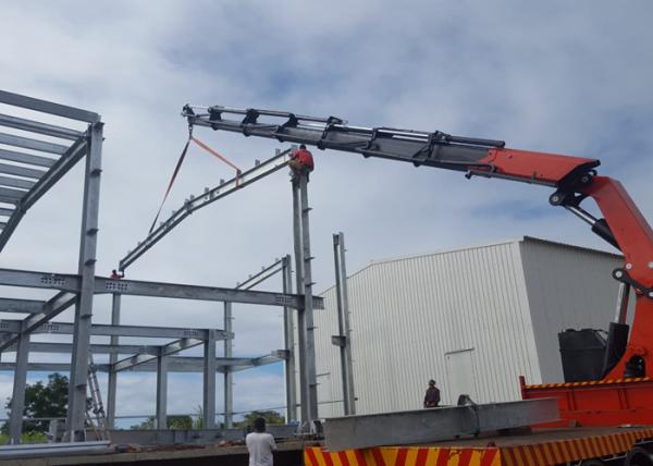 Quality Big Wind Load Industrial Steel Structure Workshop Q345B Q235B for sale