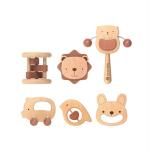 Montessori Beech Eco Friendly Intellectual Hearing Toy Baby Cartoon Early