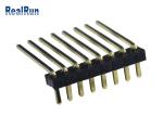 8P 90 Degree 1.0mm Hight Male Header Connector 500VAC