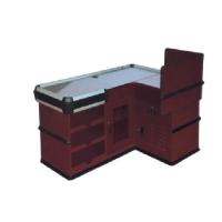 Buy cheap Electrical Supermarket Checkout Counter Custom Retail Counters With Coaming product